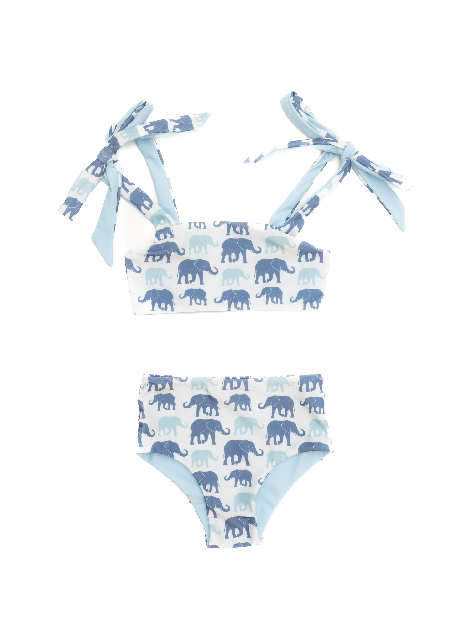 Little Elephant Tide Brand Bikini Three-Piece Swimsuit Vest High Waist Swimsuit Women