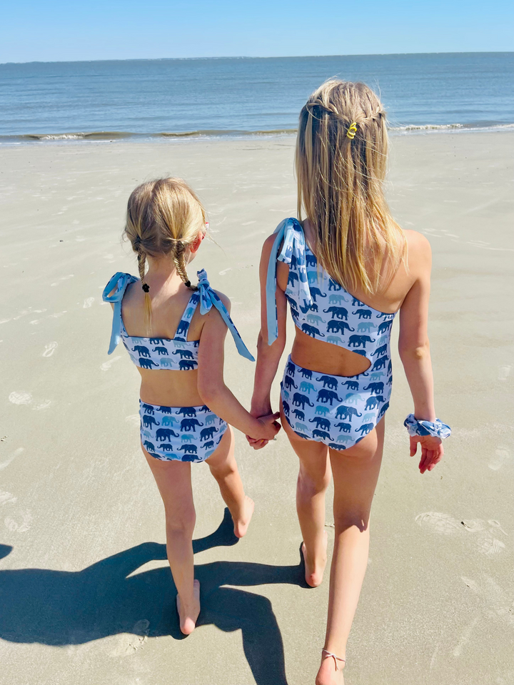 – girl's swimsuit, alternate view