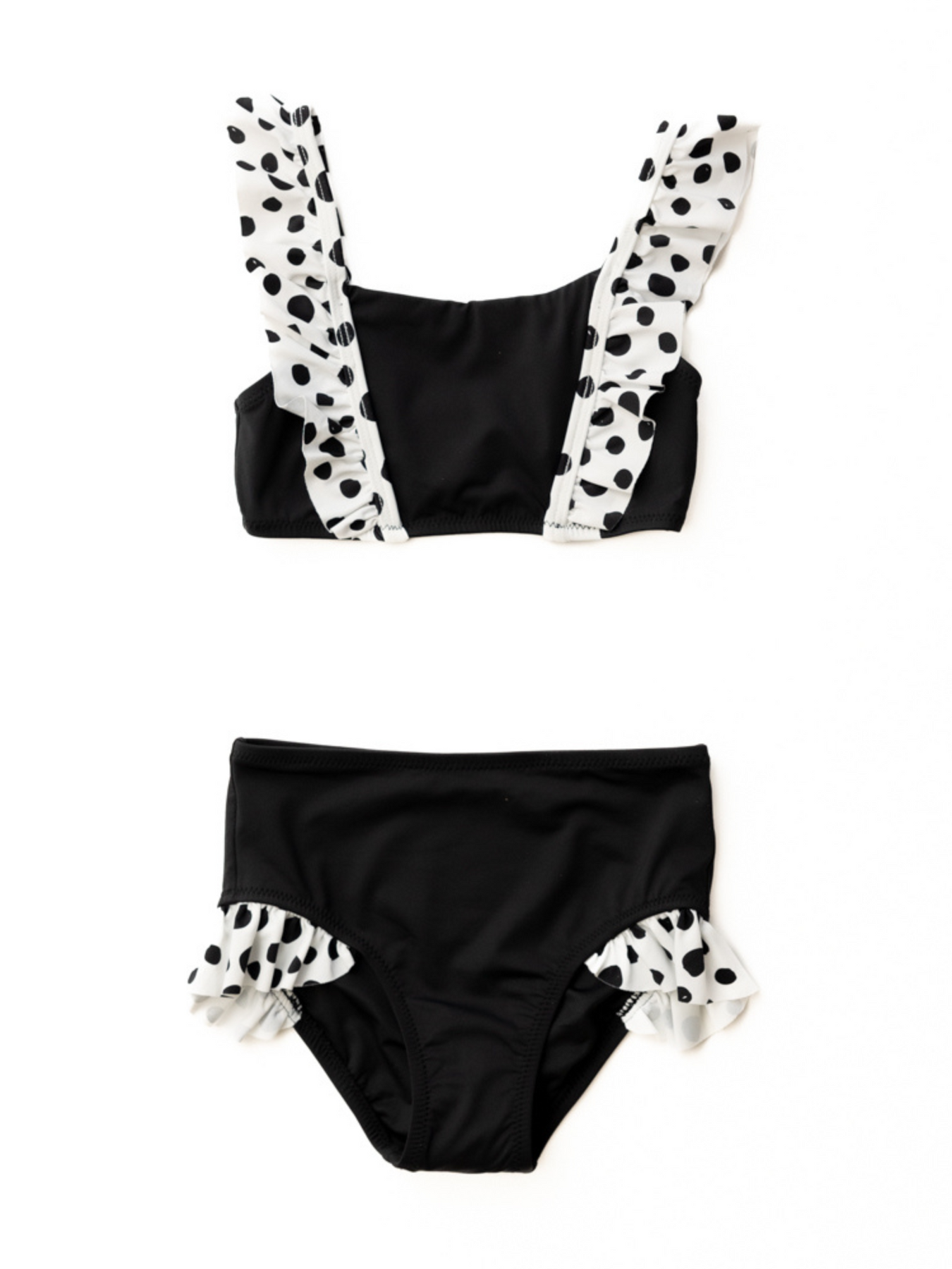 Girl's Dalmatians on Vacation Ruffle Bikini – NAVALORA