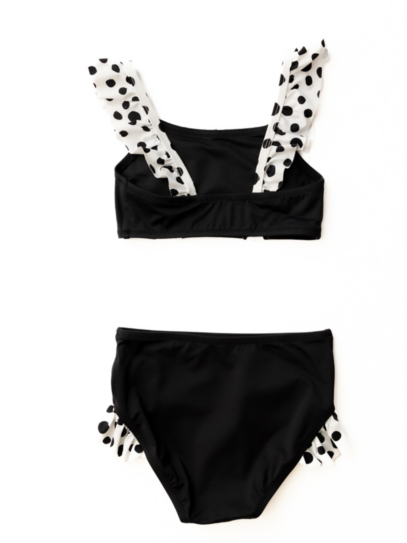 Girl's Dalmatians on Vacation Ruffle Bikini