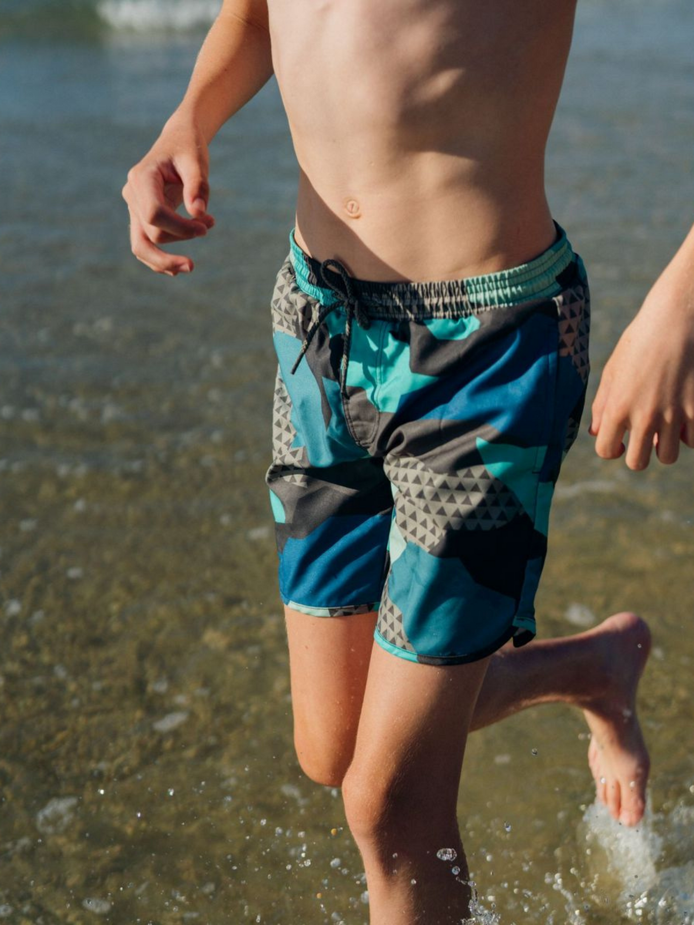 Navalora Matching Swimsuits Boy's Colorful Camo Swim Short Swimsuit