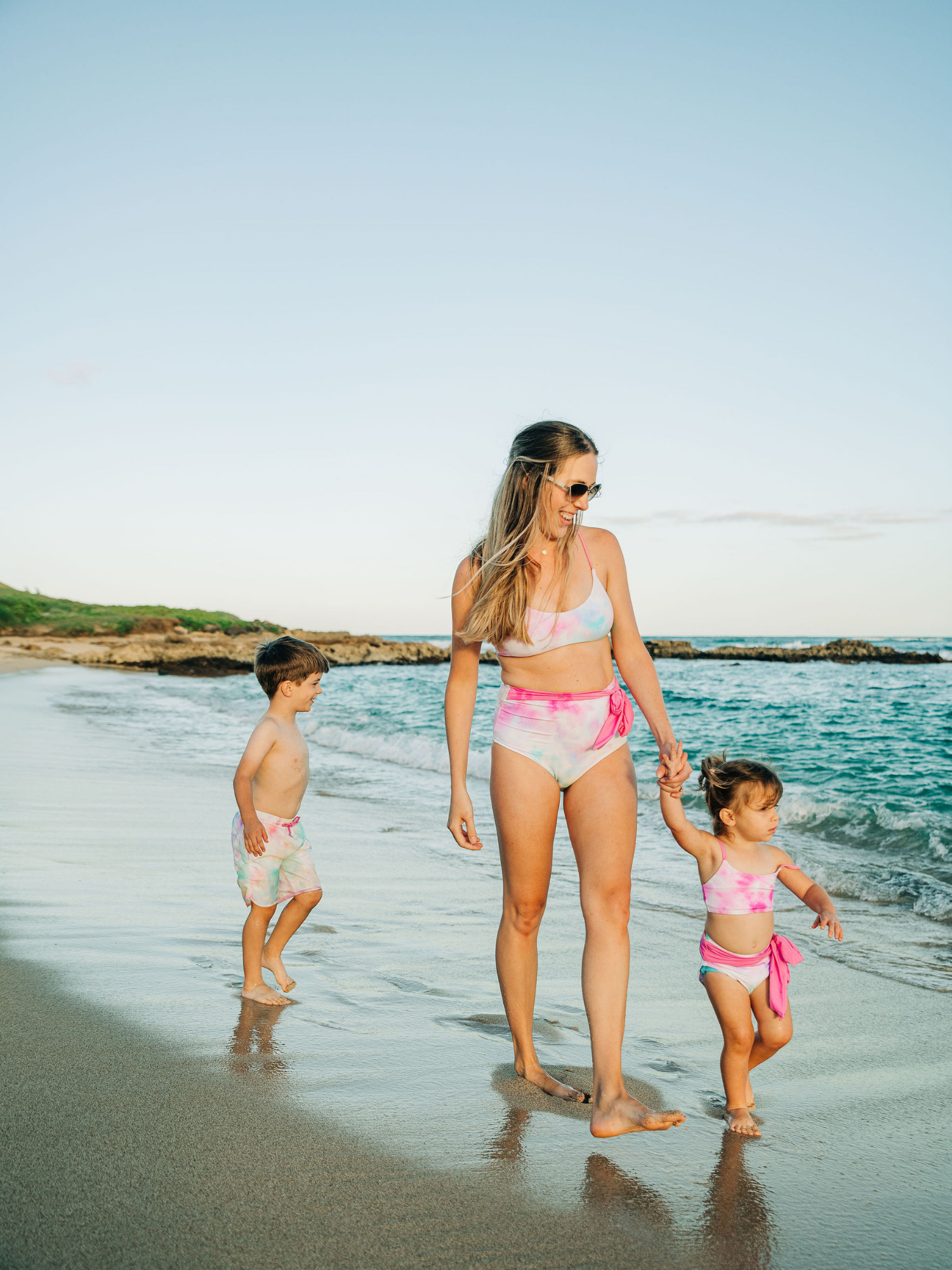 mommy and me tie dye swimsuits