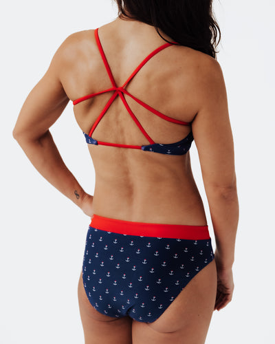Women's Anchors Aweigh Sporty Bikini Bottom